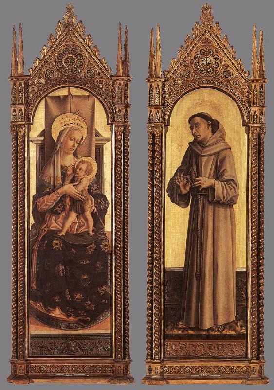 Madonna and Child; St Francis of Assisi dfg